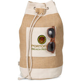 Okiyo Nami Jute & Cotton Beach Rucksack