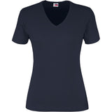 Ladies Long Beach 165 V-Neck T-Shirt