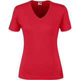 Ladies Long Beach 165 V-Neck T-Shirt