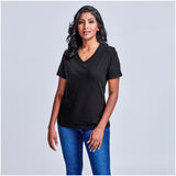 Ladies Long Beach 165 V-Neck T-Shirt