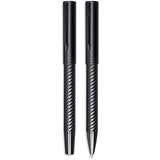 Alex Varga Lagarna Ball Pen & Rollerball Set Black