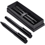 Alex Varga Lagarna Ball Pen & Rollerball Set Black