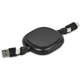 QuadCharge Retractable Fast Charge 60W Cable