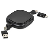 QuadCharge Retractable Fast Charge 60W Cable