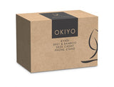 Okiyo Kyadi Recycled PET & Bamboo Desk Caddy Phone Stand