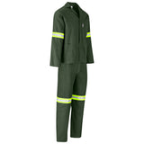 Acid Resistant Polycotton Conti Suit - Reflective Arm & Legs