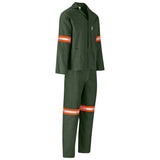 Acid Resistant Polycotton Conti Suit - Reflective Arm & Legs