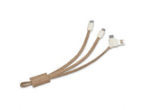 Okiyo Soshin Cork 3-In-1 Charging Cable