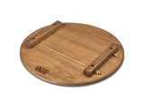 Okiyo Homegrown Medium Round Hardwood Food Platter