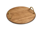 Okiyo Homegrown Medium Round Hardwood Food Platter