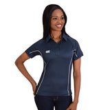 Canterbury Ladies Side Panelled Polo - Navy - While stocks last