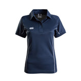 Canterbury Ladies Side Panelled Polo - Navy - While stocks last