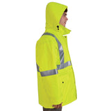 High Visibilty Parka Jacket -Fluorescent Yellow