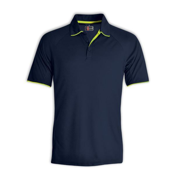Legend Polo - Navy / Lime - While Stocks Last
