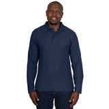 Mens Long Sleeve Pique Knit Polo Shirt