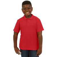 Youth Classic Pique Knit Polo For Boys & Girls