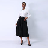 Ladies Elegance Pleated Skirt