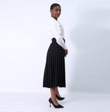 Ladies Elegance Pleated Skirt