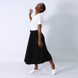 Ladies Elegance Pleated Skirt