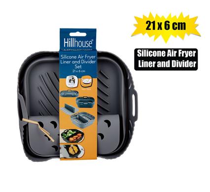 Silicone AIR FRYER LINER AND DIVIDER SET