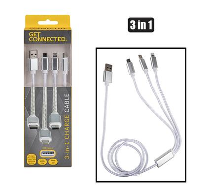 USB CHARGING CABLE 3-IN-1