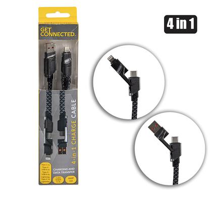 USB CHARGING CABLE 4-IN-1