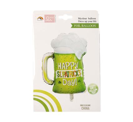 SAINT PATRICK DAY HELIUM FOIL BALLOON 82CM