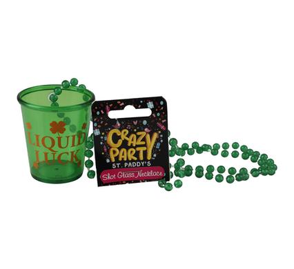 SAINT PADDYS SHOT GLASS NECKLACE