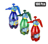 BALLOON PUMPER & 100 WATER BALLOONS ASSORTED