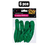 PACK OF 6 HELIUM BALLOONS