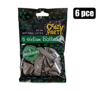 BALLOONS HELIUM BIODEGRADABLE PACK OF 6