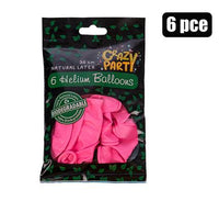 BALLOONS HELIUM BIODEGRADABLE PACK OF 6