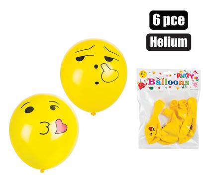 PACK OF 6 ICON BALLOONS ASSORTED