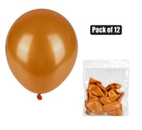 HELIUM METALLIC BALLOONS PACK OF 12