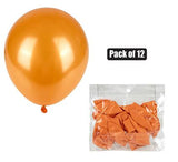 HELIUM METALLIC BALLOONS PACK OF 12