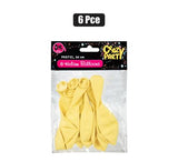 PASTEL HELIUM BALLOONS PACK OF 6