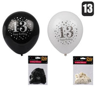 MILESTONE HELIUM  BALLOONS PACK OF 6