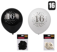 MILESTONE HELIUM  BALLOONS PACK OF 6