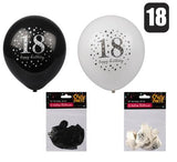 MILESTONE HELIUM  BALLOONS PACK OF 6