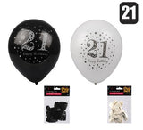 MILESTONE HELIUM  BALLOONS PACK OF 6