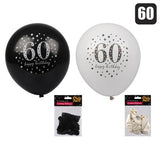 MILESTONE HELIUM  BALLOONS PACK OF 6