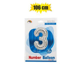 GIANT NUMBER BALLOONS