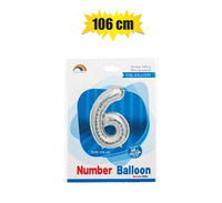 GIANT NUMBER BALLOONS