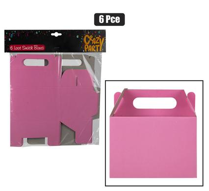 PART SNACK BOX PINK & BLUE 6PC