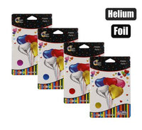 HELIUM FOIL HEART BALLOON ASSORTED COLOURS