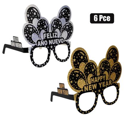 NEW YEAR GLASSES PACK OF 6