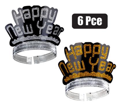 NEW YEAR TIARA PACK OF 6