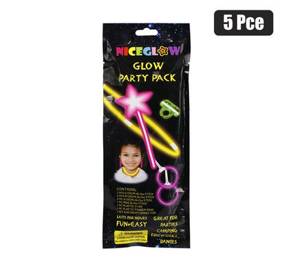 GIRLS GLOW STOCK PARTY PACK 5PC