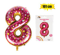 DONUT BALLOON HELIUM FOIL ASSORTED