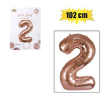 BALLOON HELIUM FOIL ROSE GOLD